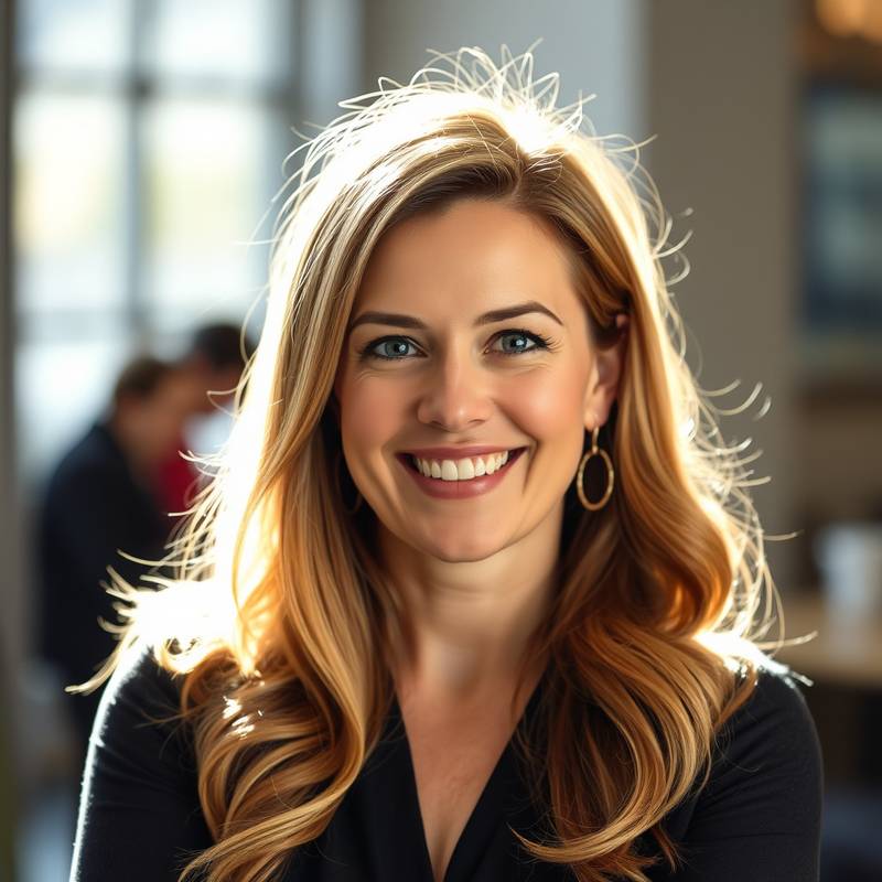 Portret van Lisa Bakker, een stralende marketing specialist